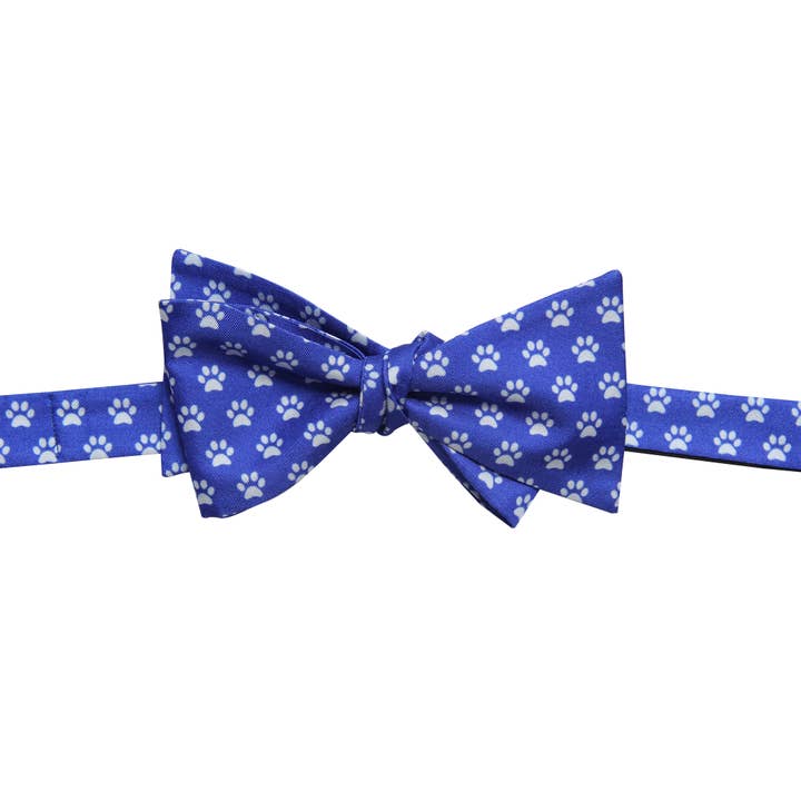 Pajarita azul Pata - Wildcats - Perro - Estampado de pata para venta al por mayor de Barrel Down South