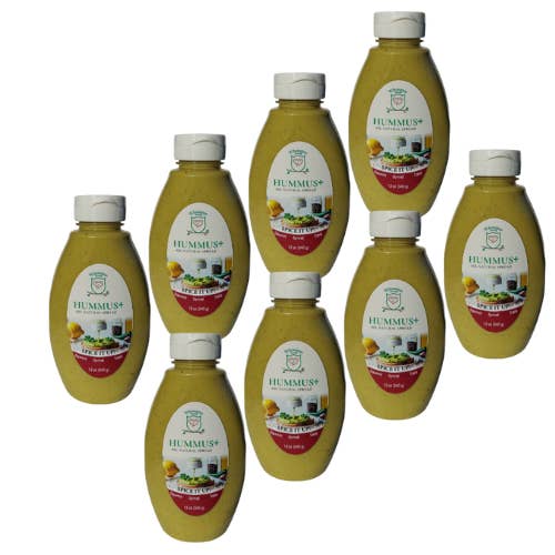 12oz - 8 Pack All Natural Gourmet Hummus Spread S.I.U Flavor for wholesale by Whoomus Hummus