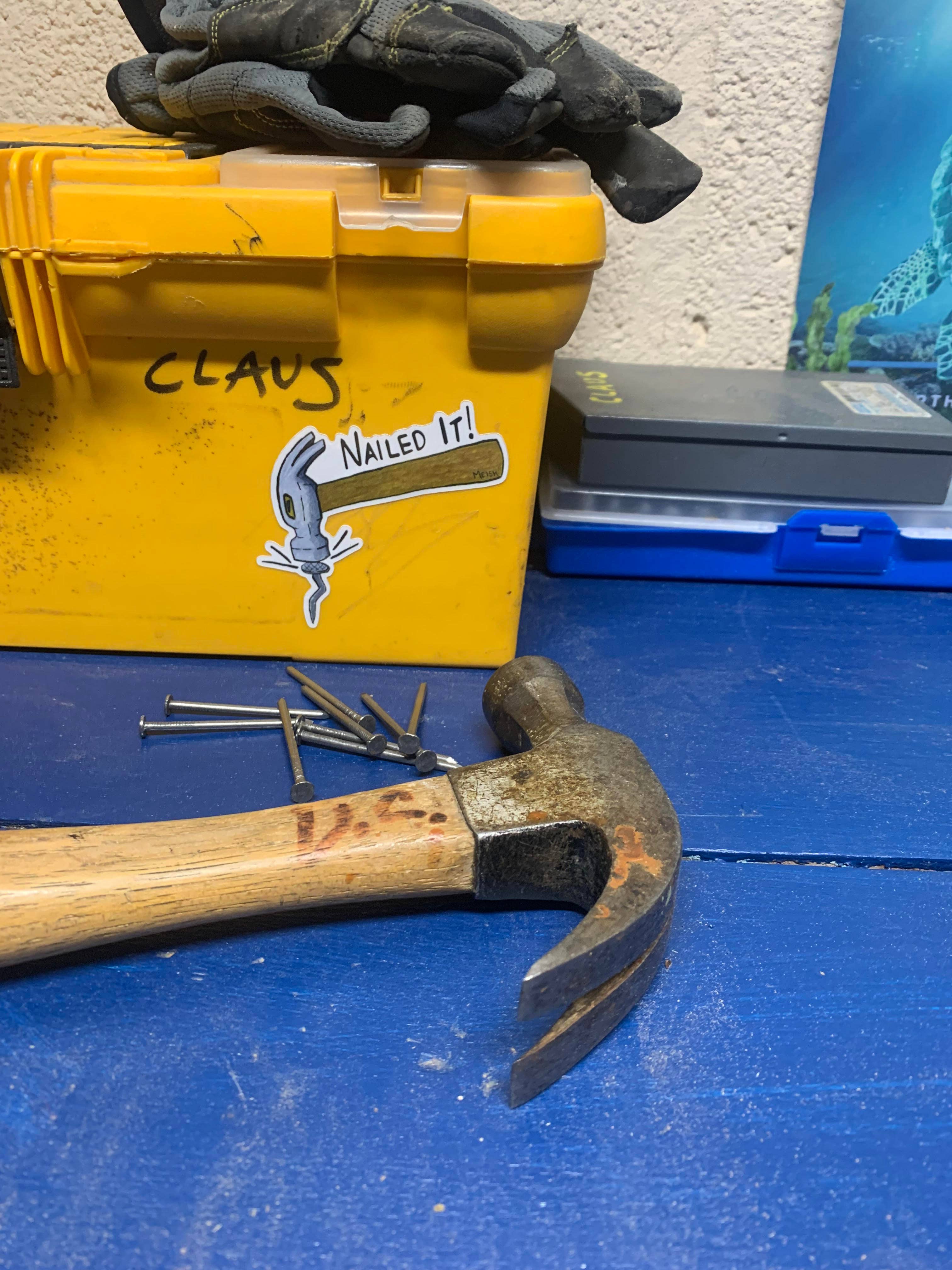 Made by Meish - Wholesale Sticker - Nailed It! - Waterproof Vinyl Sticker1