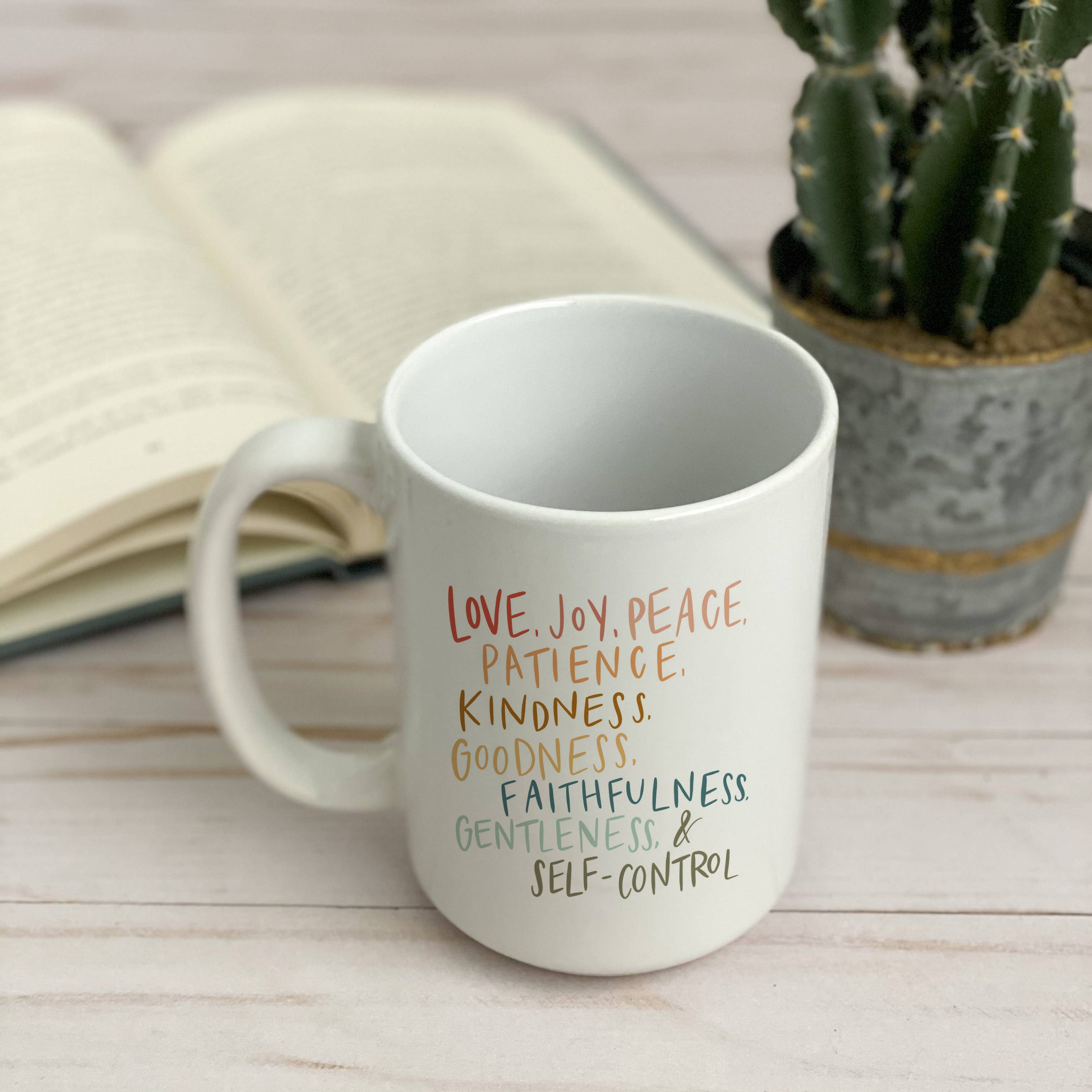 swaygirls - Wholesale Coffee Mug - Fruit of the Spirit mug | Christian coffee mug | Bible verse3