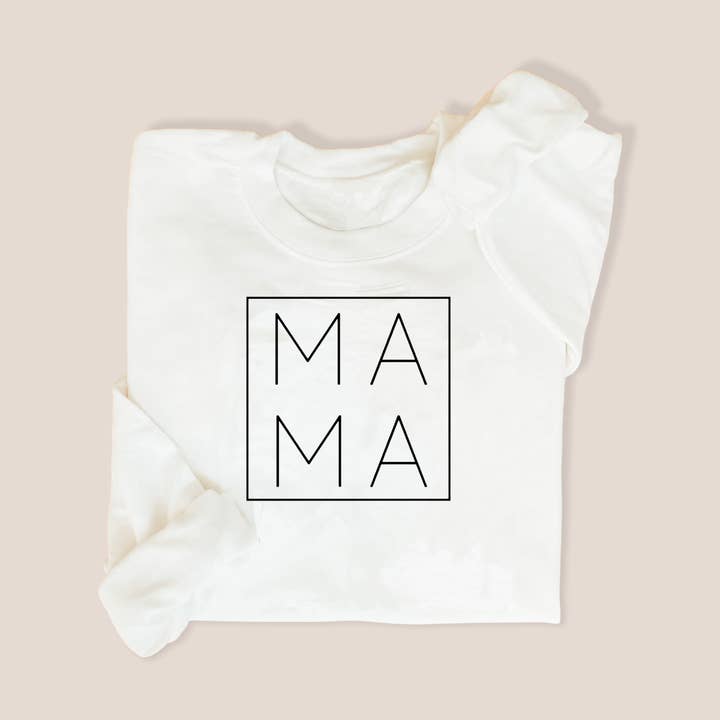 Cuello redondo Mama Square para venta al por mayor de Oh Hello Little One