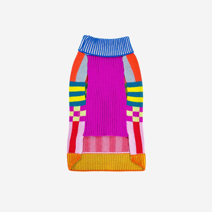 VERLOOP | knits - Wholesale Pet jumper – Dog - Pattern Patch Dog Sweater2