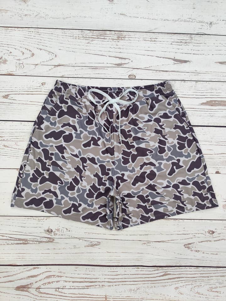 sassy kids palace - Vendita all'ingrosso Pantaloncini da bagno - Uomo - Costume da bagno uomo stampato mimetico Old School