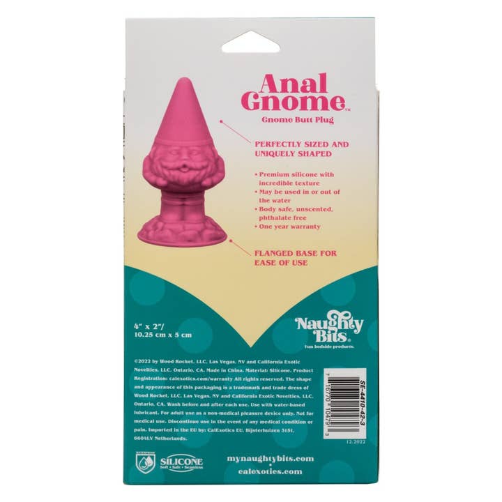 CalExotics - Wholesale Sex Toy - Naughty Bits® Anal Gnome™ Gnome Butt Plug
