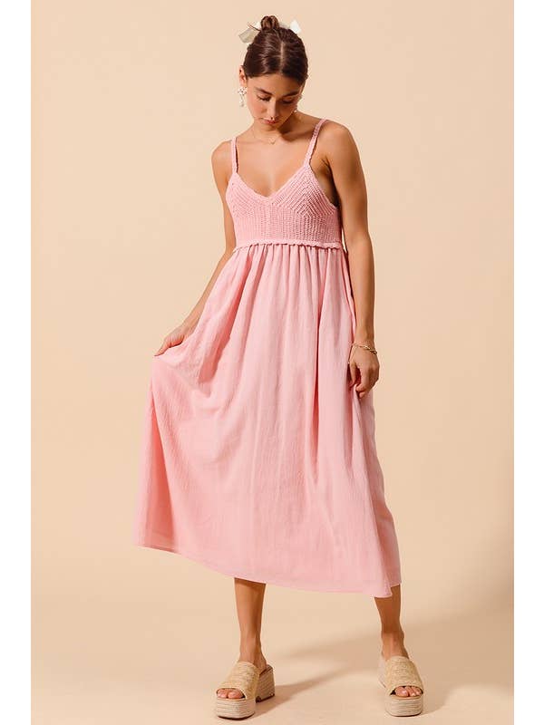 Vanilla Monkey - Vente Robe – femme - Robe d'été à fermeture éclair invisible sur le côté avec contraste crochet