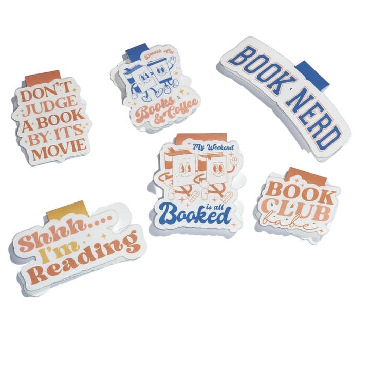 Magnetic Bookmark | Salmon&Blue Quotes for wholesale by Nug&Carol Design