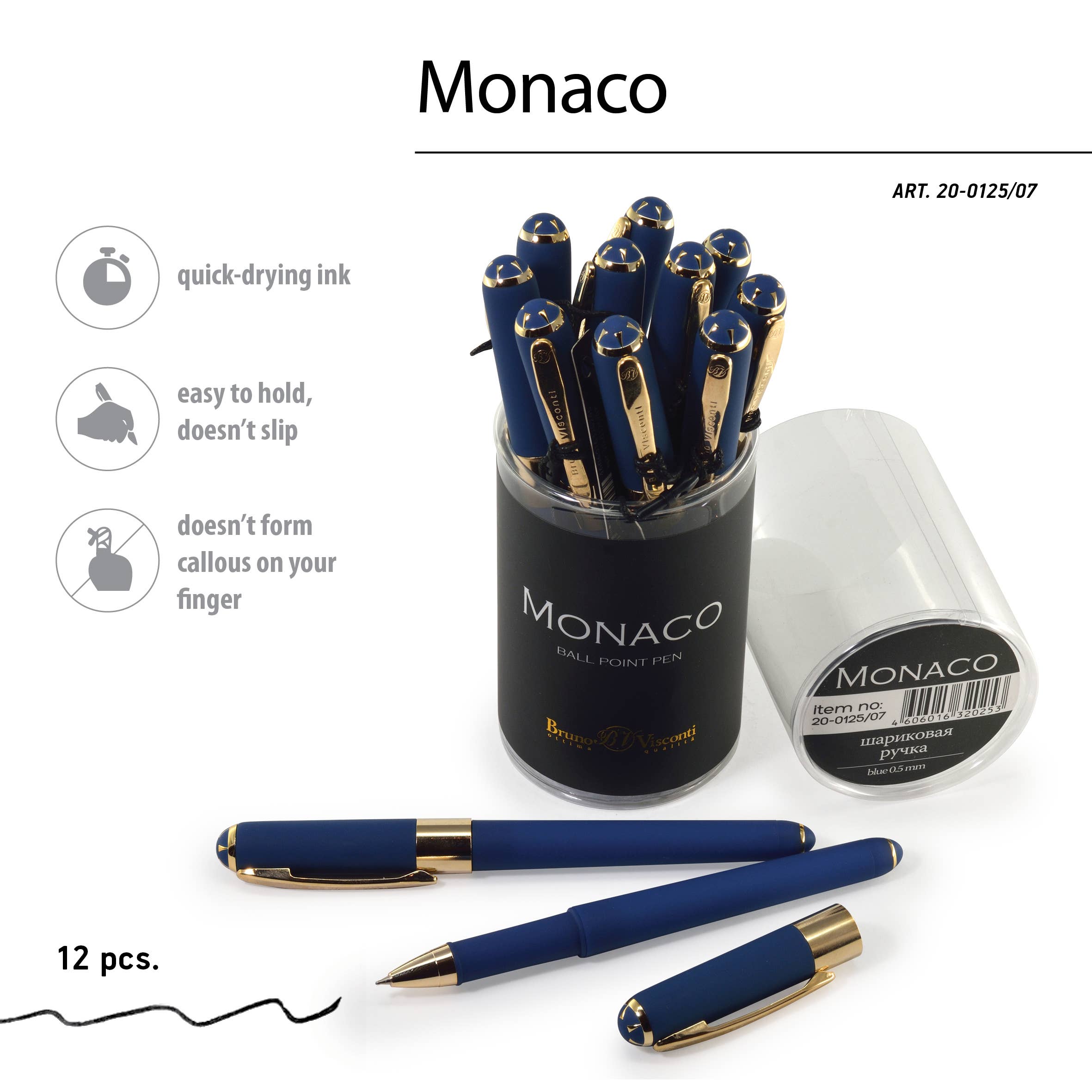 BV by Bruno Visconti - Wholesale Pen - Monaco - Dark Blue1