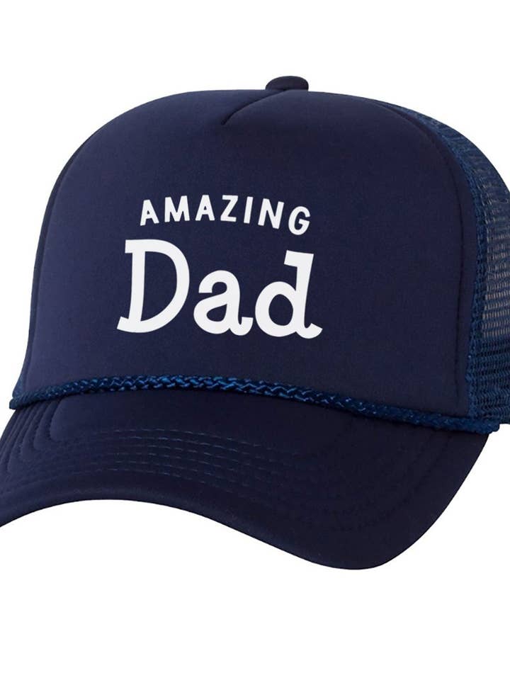 Dad Hat Cap - Amazing Dad - Fathers Day Gift - Cap for Dad - Father Trucker Hat Papa Gift - Gift for Him - Hat Cap - Husband Hat for wholesale by EBOLLO