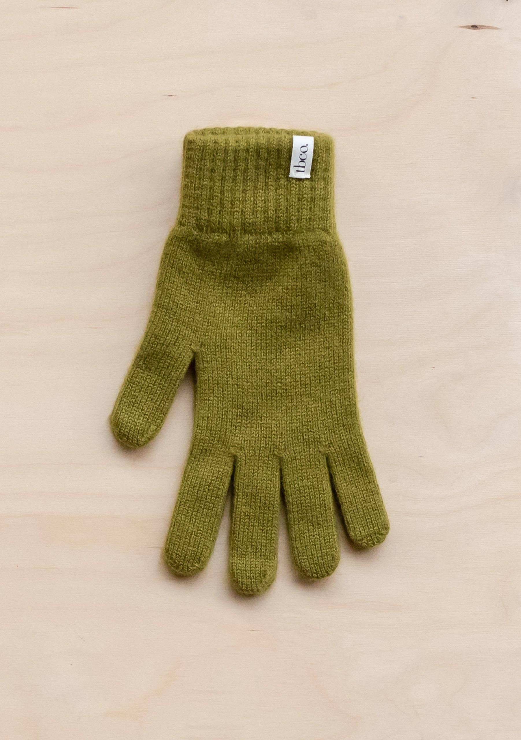 TBCo – wholesale Gloves – Women's – Cashmere & Merino Gloves in Olive