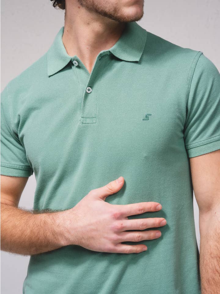 SMF - Wholesale Polo - Men's - 238554 - Embroided pike polo with pigmitation4