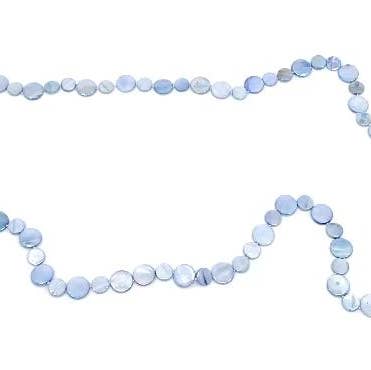 Sea Lily - Vente Collier de perles - 2024 - Nouveau collier de serpillière simple bleu0