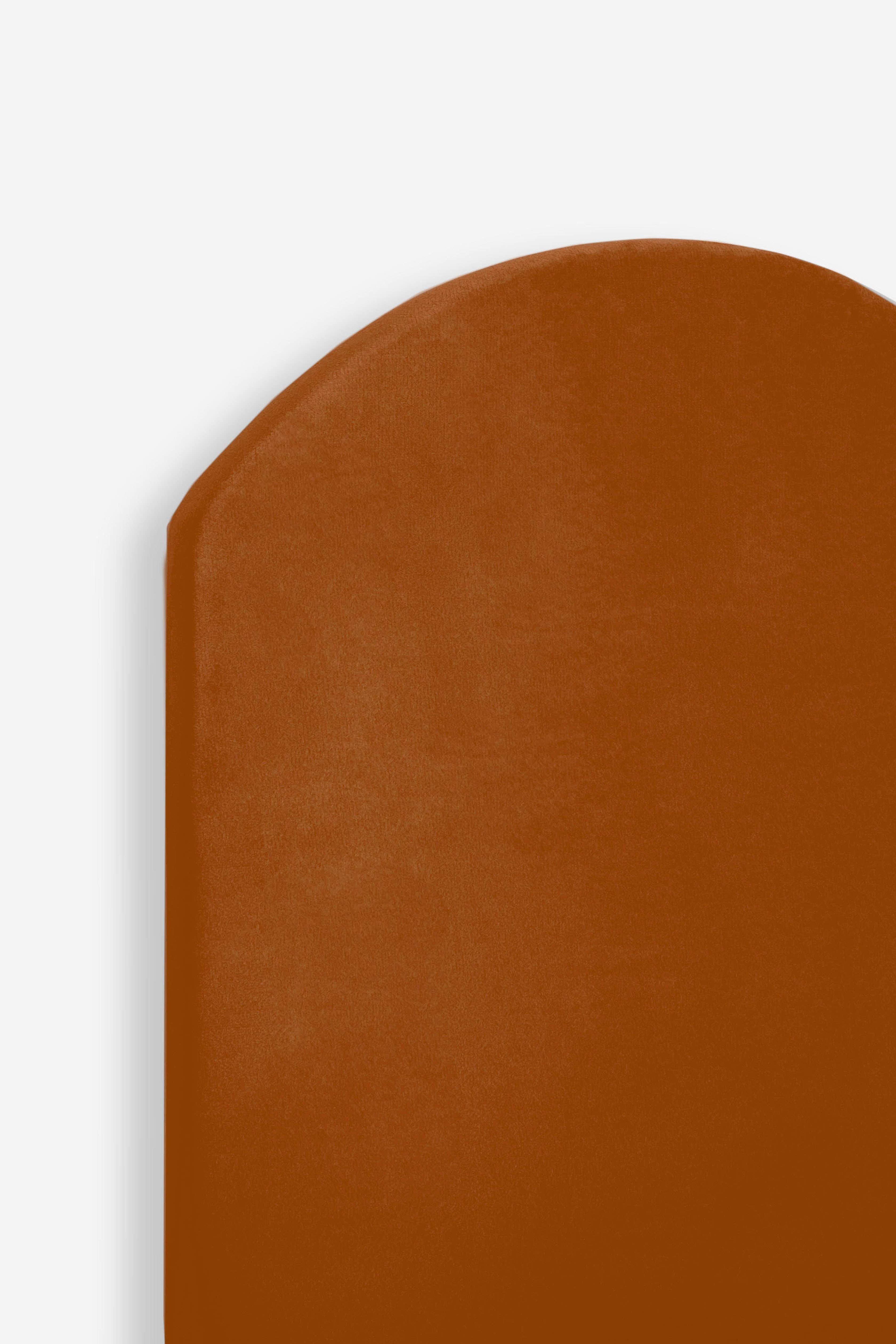 Really Nice Things - Vente Tête de lit - Tête de lit capitonnée en velours terracotta 160x74cm4