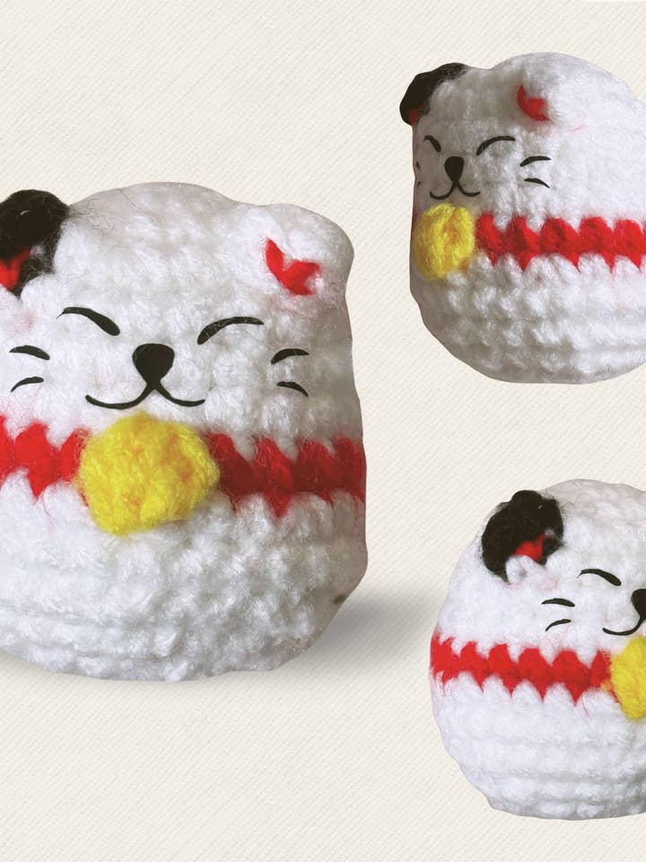 Gogo the lucky cat | weighted cat toy for wholesale by Feline Grove