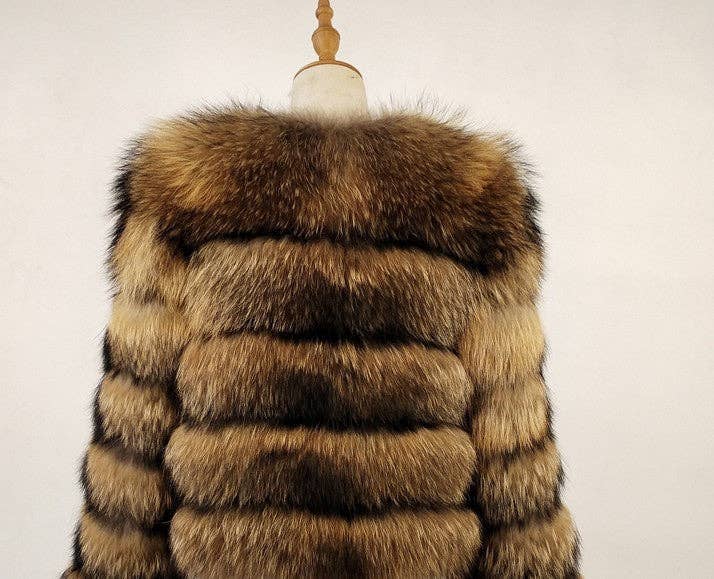 Marayn – wholesale Jacket – Women's – Luxury Faux Fox Fur Short Jacket for Women32