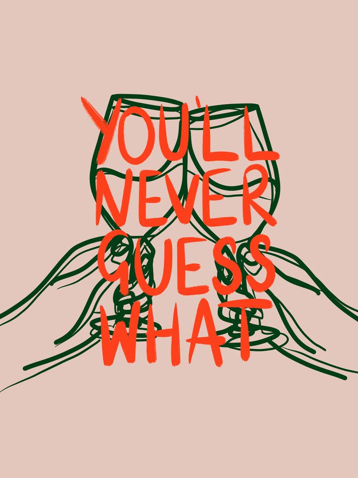 You'll Never Guess What | Living Room Print for wholesale by Peak Prints