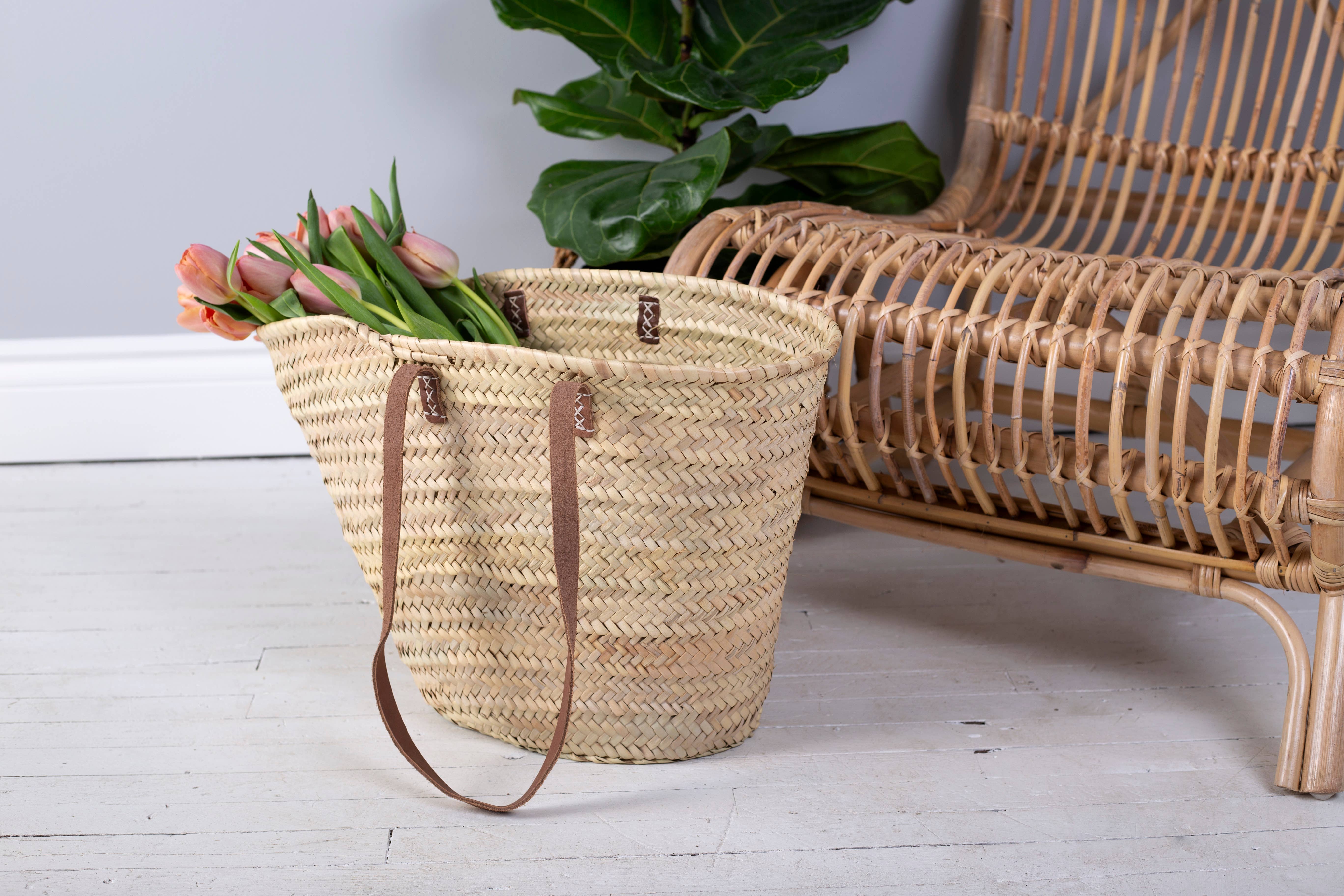 Bacon Basketware - Wholesale Grocery/Shopping Bag - STRAW MARKET BAG SHOULDER2