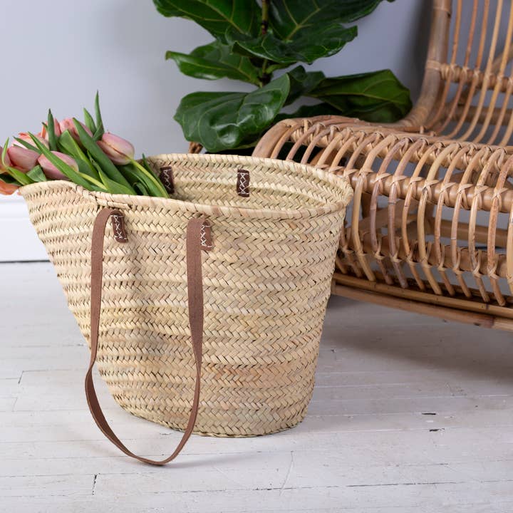 Bacon Basketware - Wholesale Grocery/Shopping Bag - STRAW MARKET BAG SHOULDER2