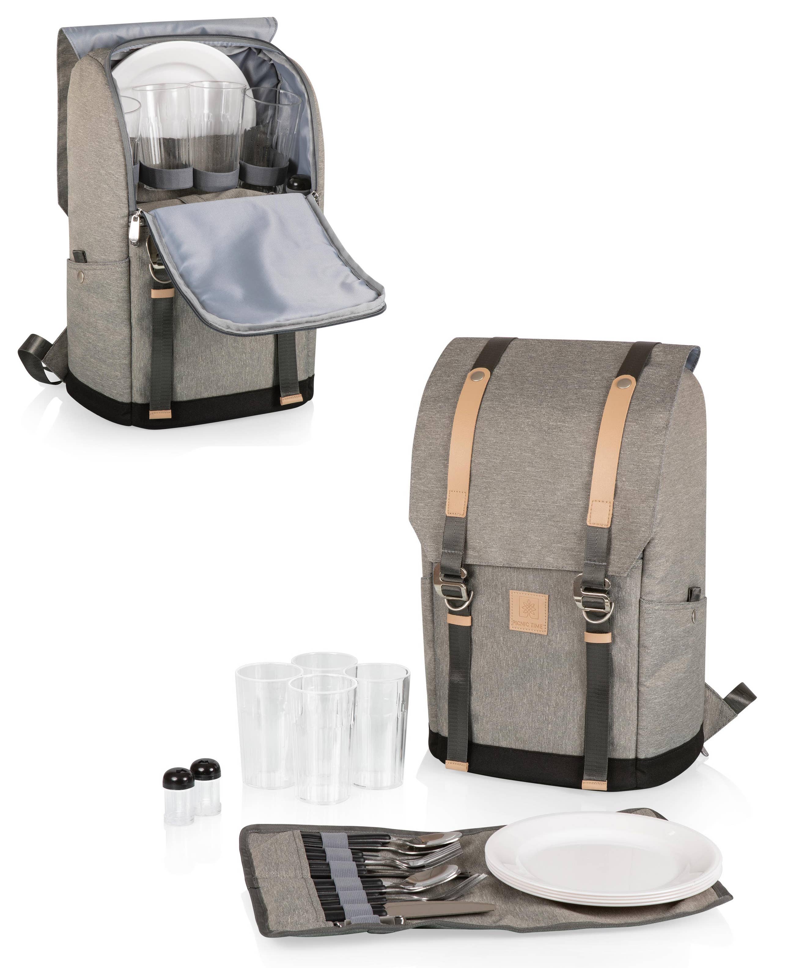 Heathered Gray PT-Frontier Picnic Backpack, (Heathered Gray) for wholesale on Faire3