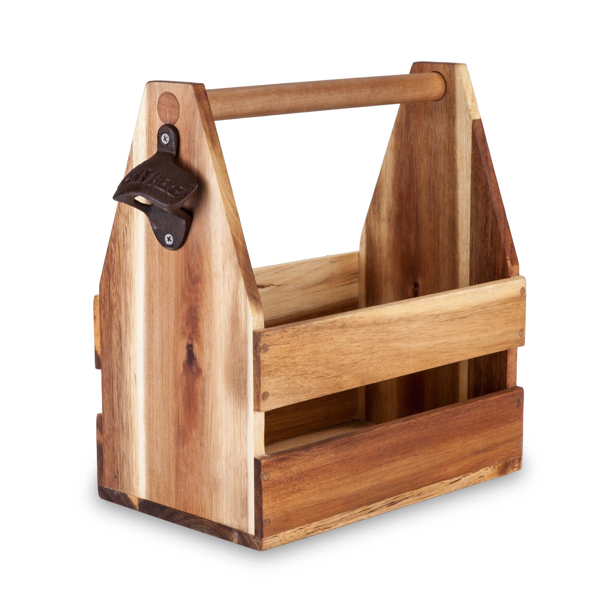 Foster & Rye - Wholesale Beer/Wine Caddy - Wood Beer Caddy1