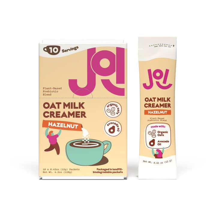 JOI - Wholesale Creamer - Oat Milk Creamer, Hazelnut - Singles1