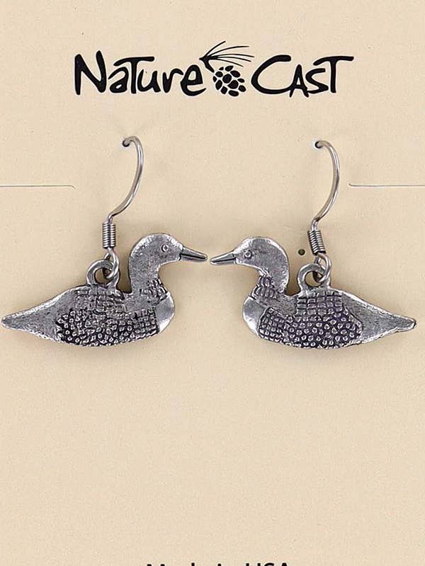21095 Earring Dangle Loon for wholesale by Nature Cast