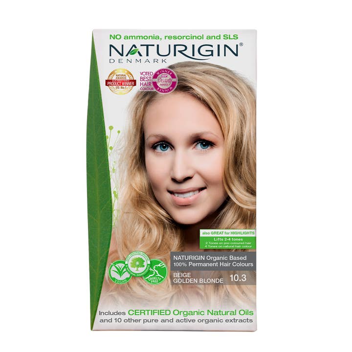 NATURIGIN Hair Colour Beige Golden Blonde 10.3 for wholesale by NATURIGIN