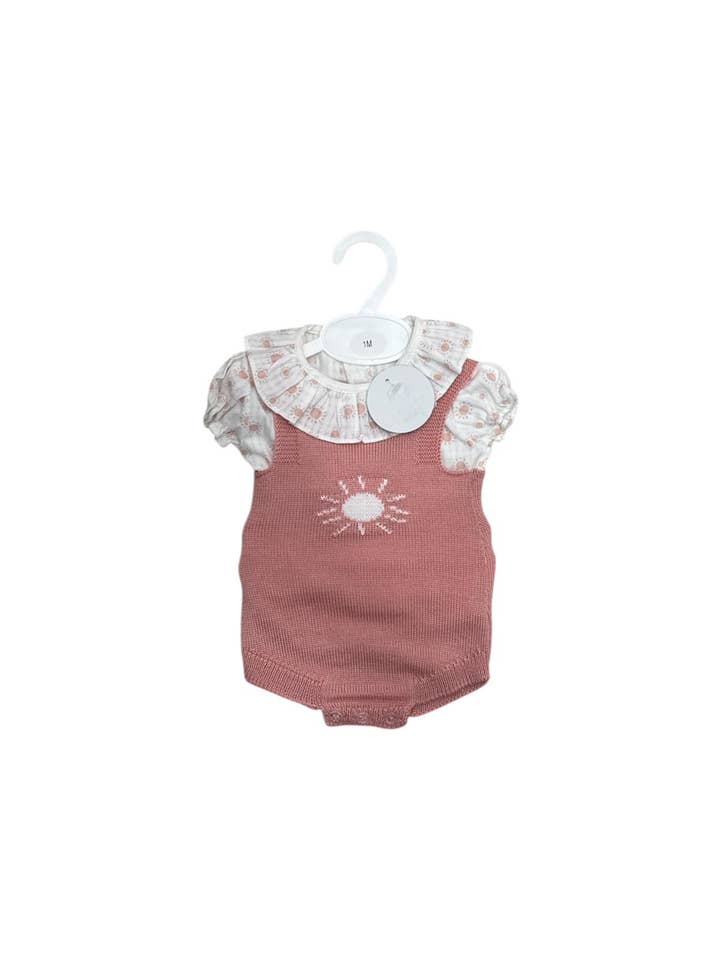 Cotton Socks - Wholesale Clothing Set - Baby - Ref:595F Cute Perlé 2-piece with blouse