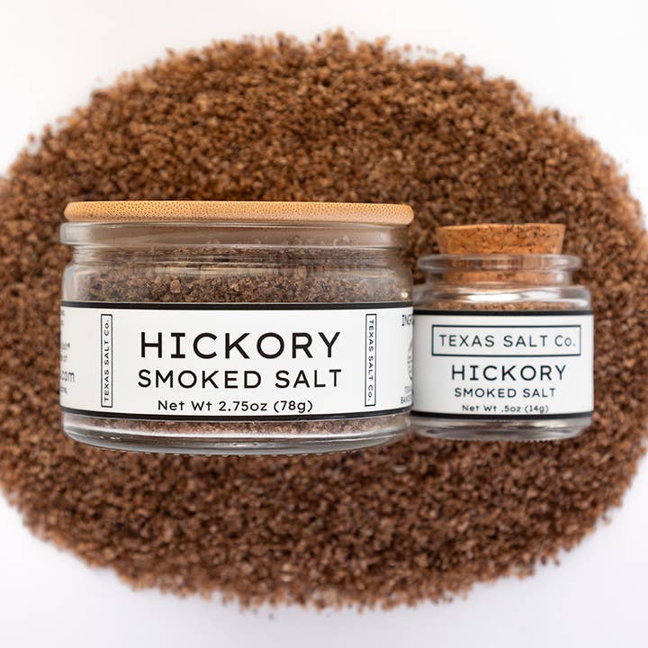Sel fumé au bois de hickory pour la vente par Texas Salt Co
