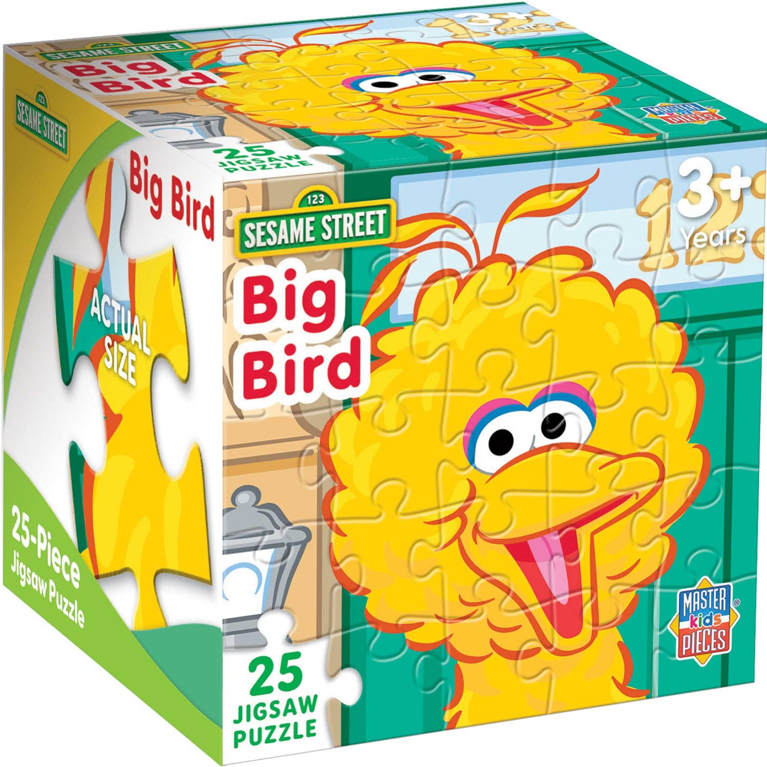 Masterpieces Puzzles - Wholesale Puzzle - Kids - Sesame Street - Big Bird 25 Piece Jigsaw Puzzle0