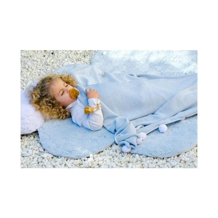 Lorena Canals - Vente Tapis – enfant et bébé - Puffy Dream Bleu3
