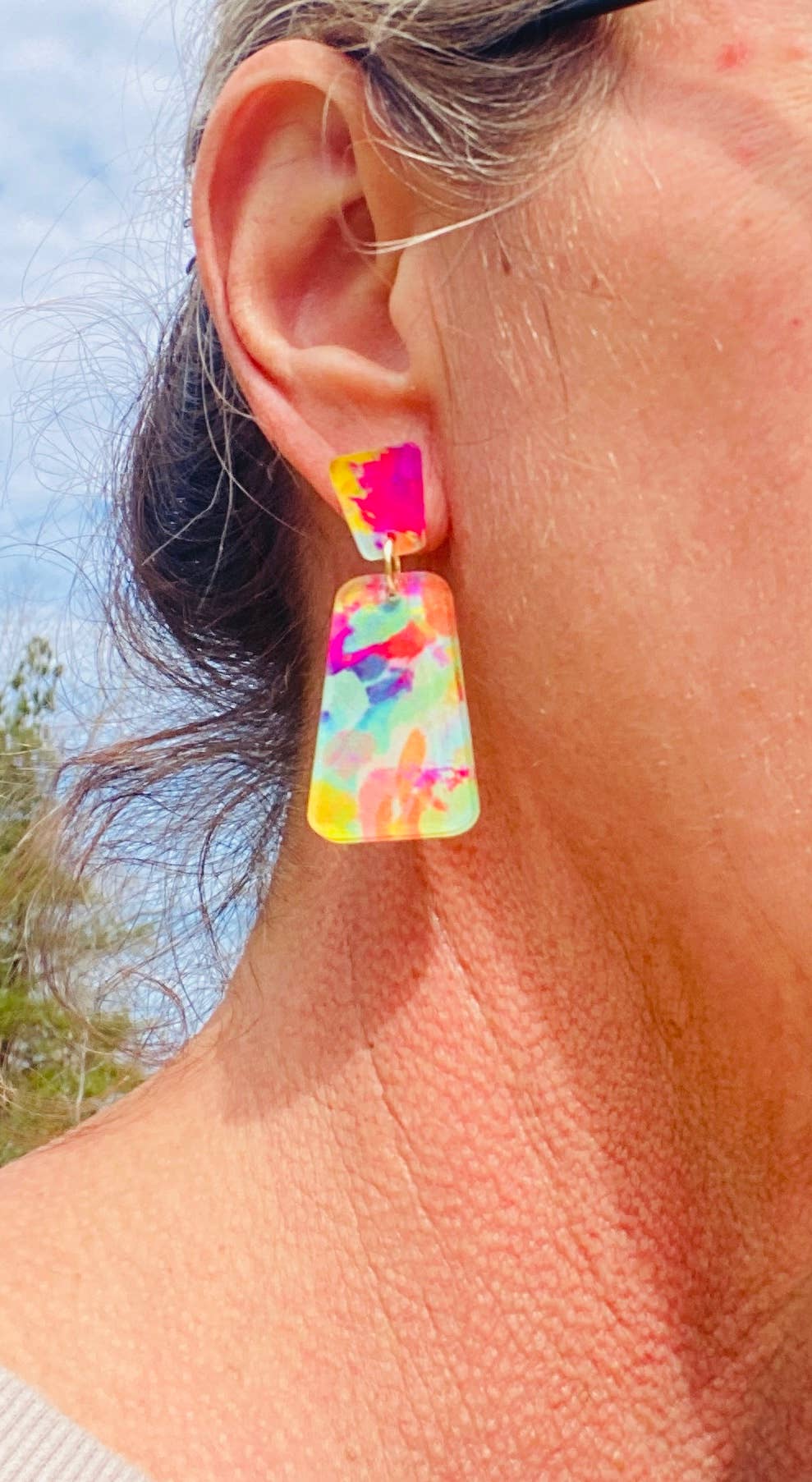 Sandy Lou Designs - Wholesale Dangle Earrings - GEO PREPPY SWEET SUMMER EARRINGS5