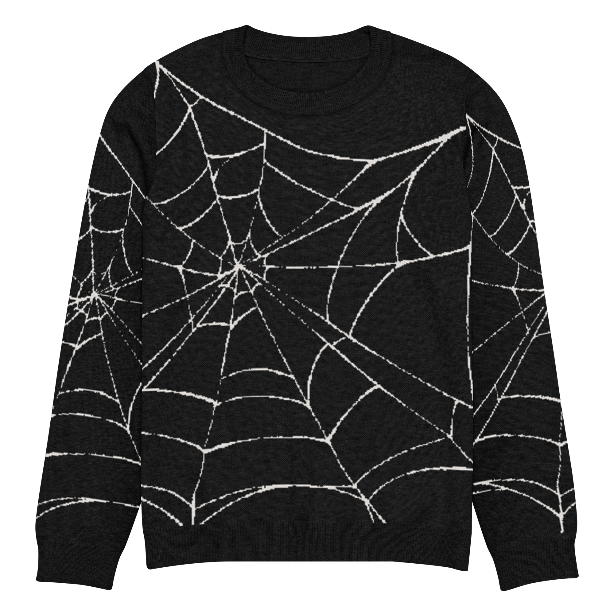 Goth Cloth Co. - Wholesale Knit Sweater - Unisex - Webs We Weave Knit Crew Neck Sweater2