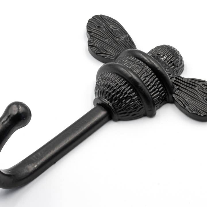 Brass bee - Wholesale Wall hook - Brass bee Coat Hook - Black Finish1