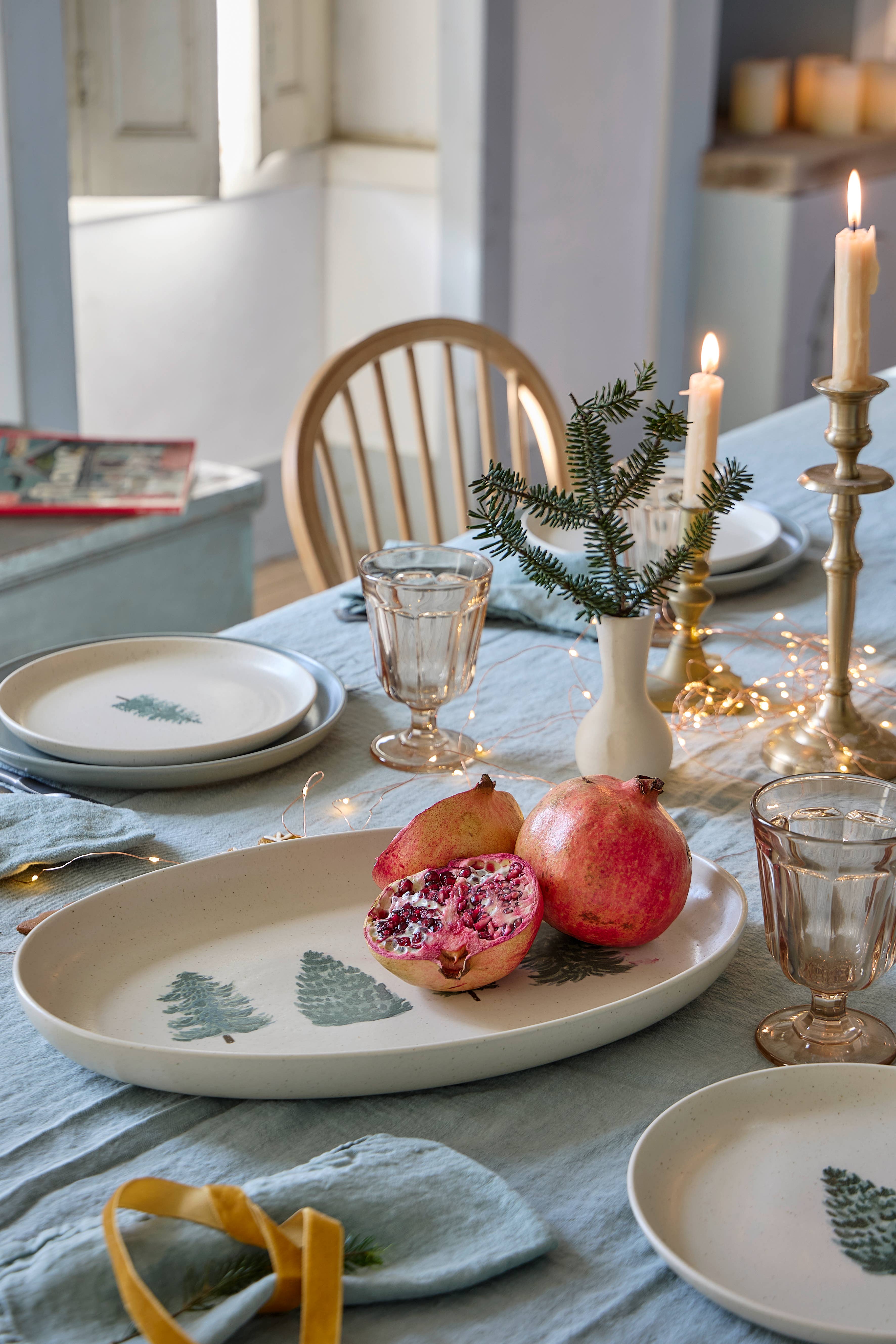 Sapin de Noël Plat ovale 41 - Pacifica - Sapin de Noël en vente sur Faire2