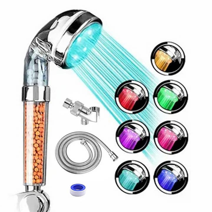 ACCITY - Wholesale Shower Head - LED LIGHT COLORFUL HANDHELD SHOWER HEAD_CWASC17192