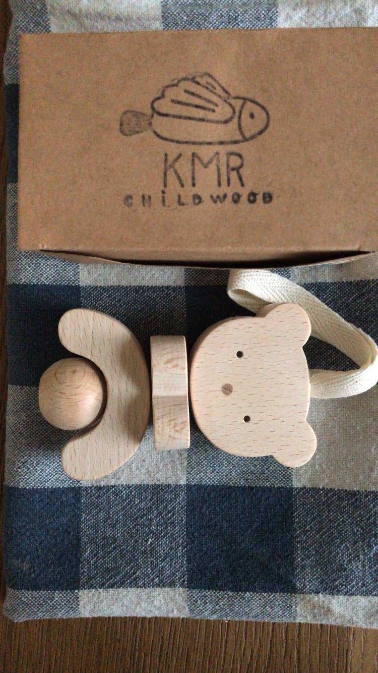 KMR Childwood - Wholesale Wood Toy - Kids - ORSO wooden rattle3