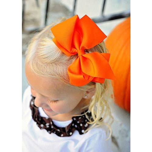 The Hair Bow Company - Wholesale Hair Bow - Kids - Classic Grosgrain Hair Bow - Alligator Clip - 4.5"9