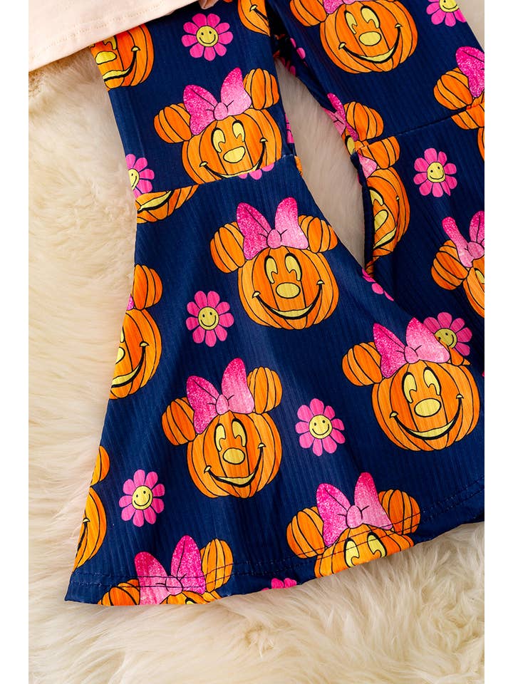 Kids Charm Online - Wholesale Top & Pant Set - Kids - 🍁 "HOWDY PUMPKIN" PRINTED TOP & BELL BOTTOMS. OFG41512 AMY