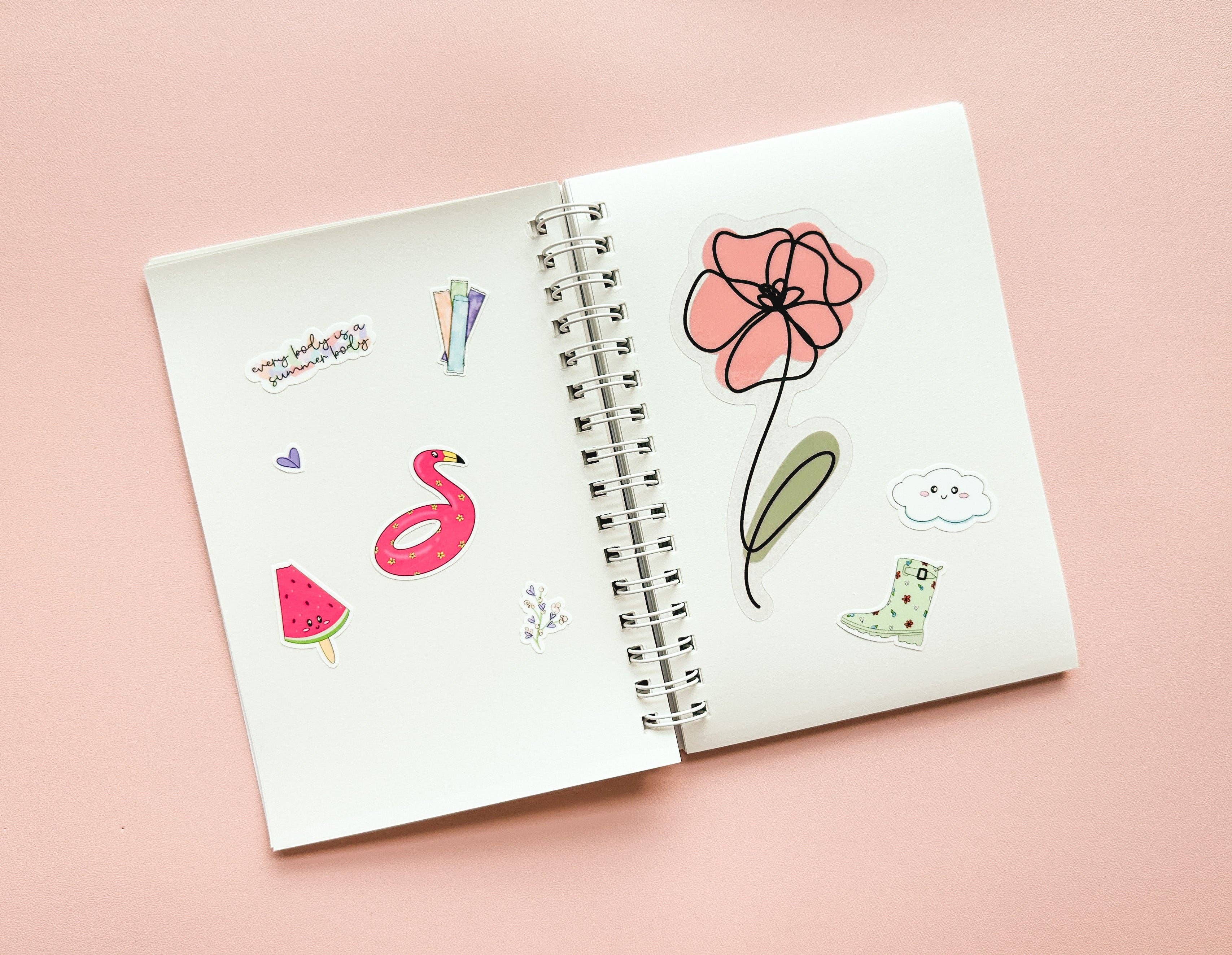 The Harpy Otter Co - Wholesale Sticker - Just Girly Things Reusable Sticker Book3