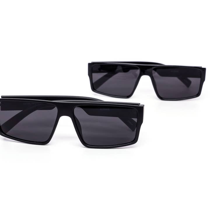 Still Friday - Wholesale Sunglasses - Unisex - Mad OG No Label Locs All Black Sunglasses