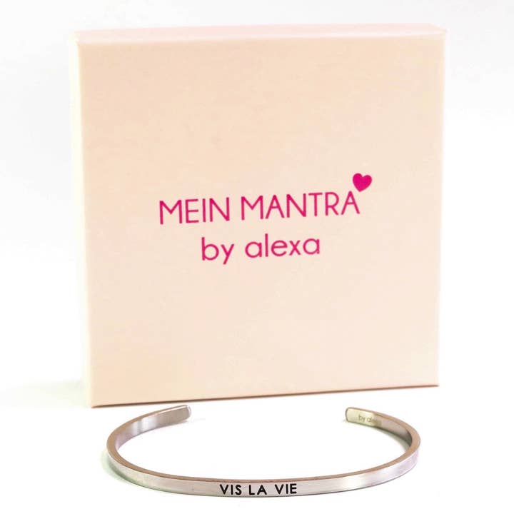 MANTRA BANGLE - LIVE THE LIFE for wholesale by Mein Mantra