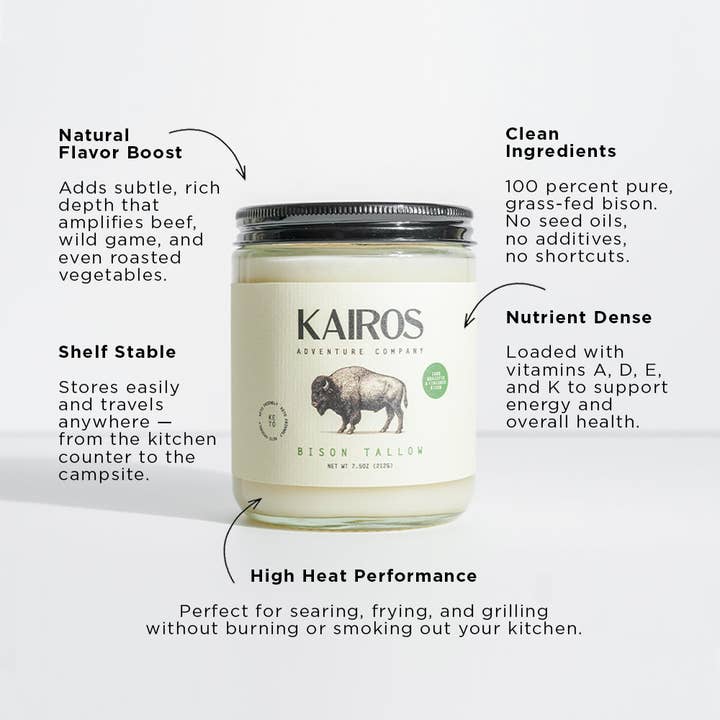 Kairos Artisan Blends - Wholesale Cooking Oil - Bison Tallow1