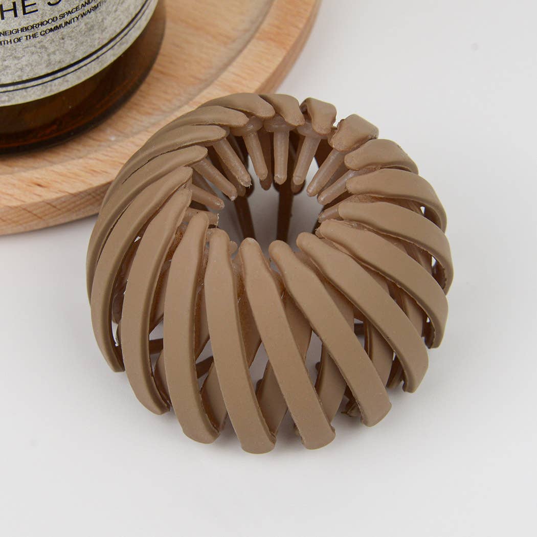 SoapElenGlen – wholesale Hårklämma - Dam – Expanderbar Matt Hästsvans Hållare, Bun Nest Hårhållare9