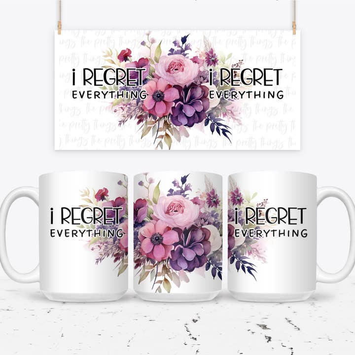 The Pretty Things - Wholesale Coffee Mug - I Regret Everything
