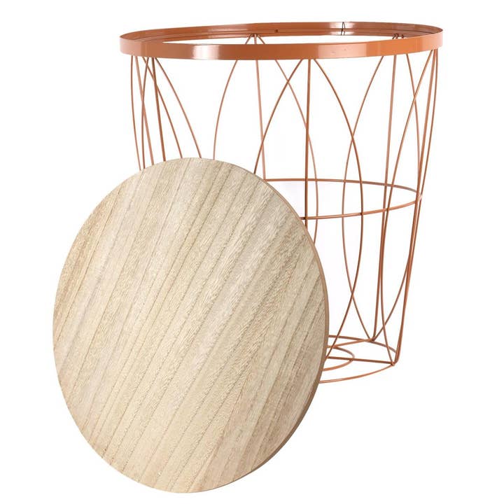 Truu Design - Wholesale Side Table - Truu Design Wire Side Table, 15"D x 16"H, three colors1