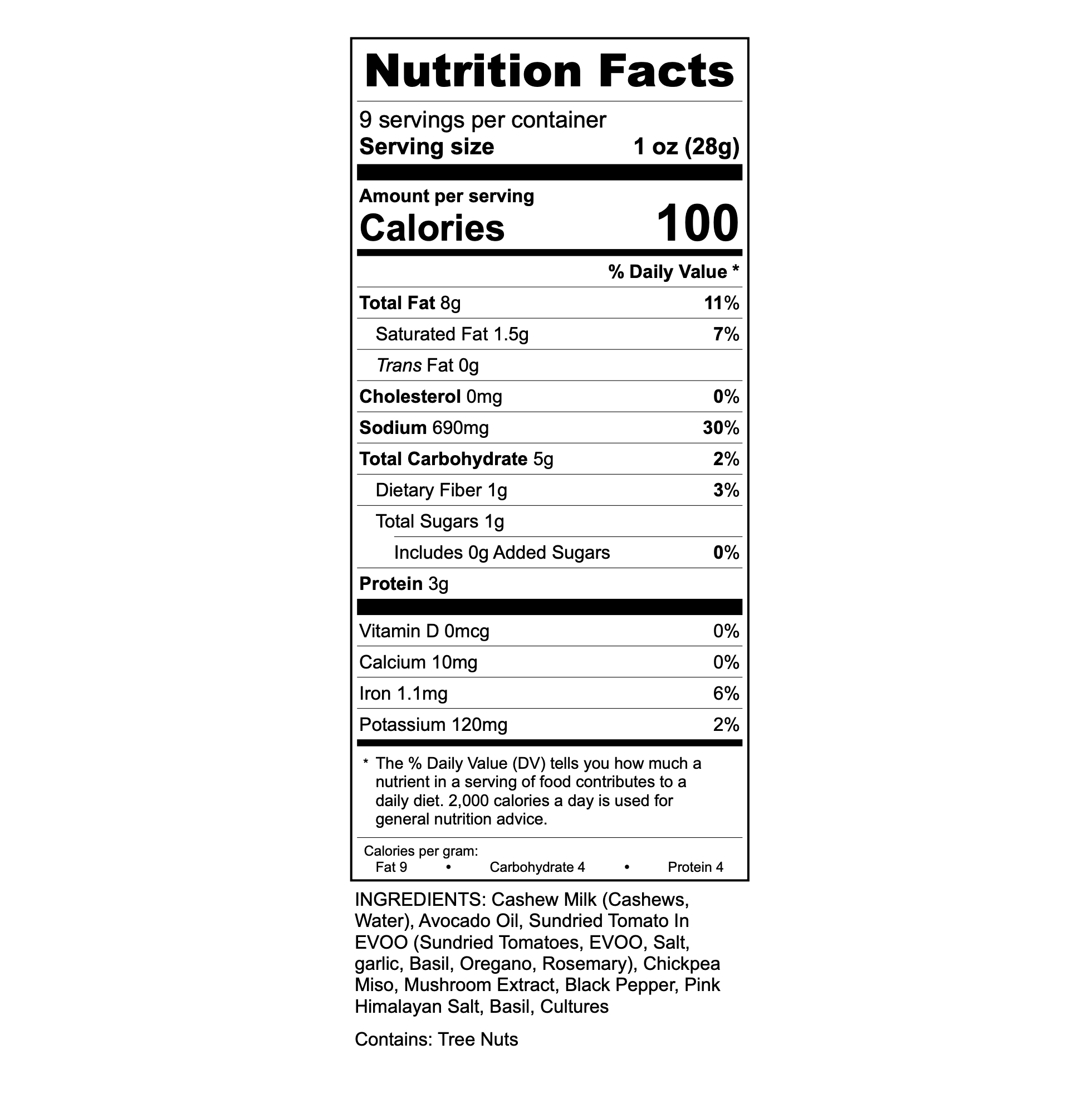 Harris and Ruddock - Wholesale Cheese - Sun Dried Tomato Basil Cheese Spread - 9 oz3