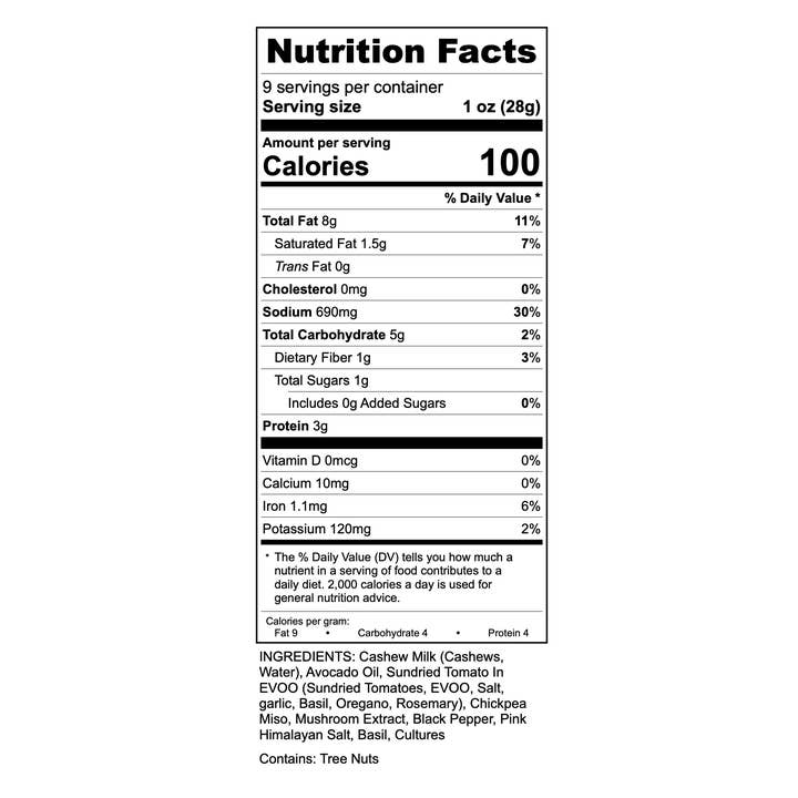 Harris and Ruddock - Wholesale Cheese - Sun Dried Tomato Basil Cheese Spread - 9 oz3