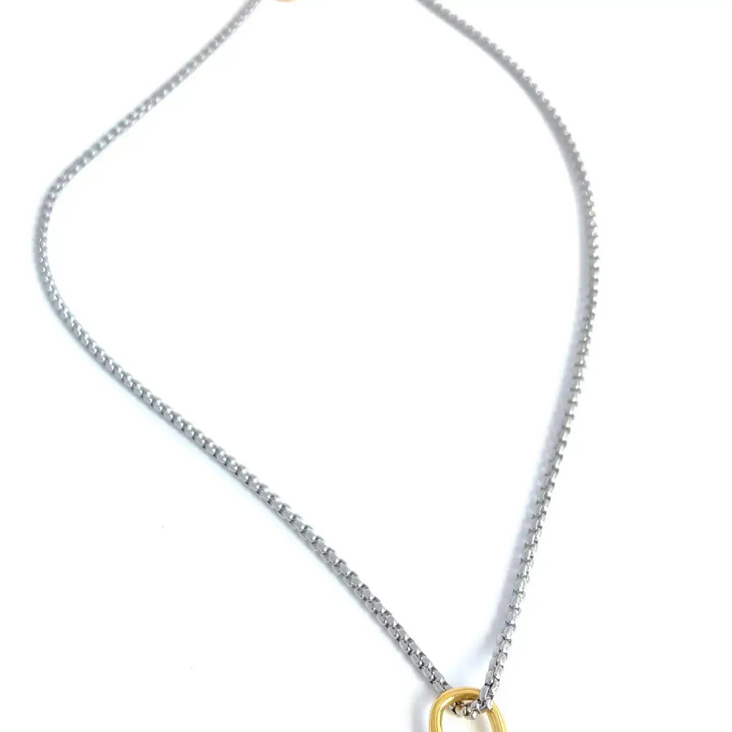 Amady Jewelry - Vendita all'ingrosso Collana con ciondolo/pendaglio - Collana con ciondolo a lucchetto dorato su catena placcata oro o argento7