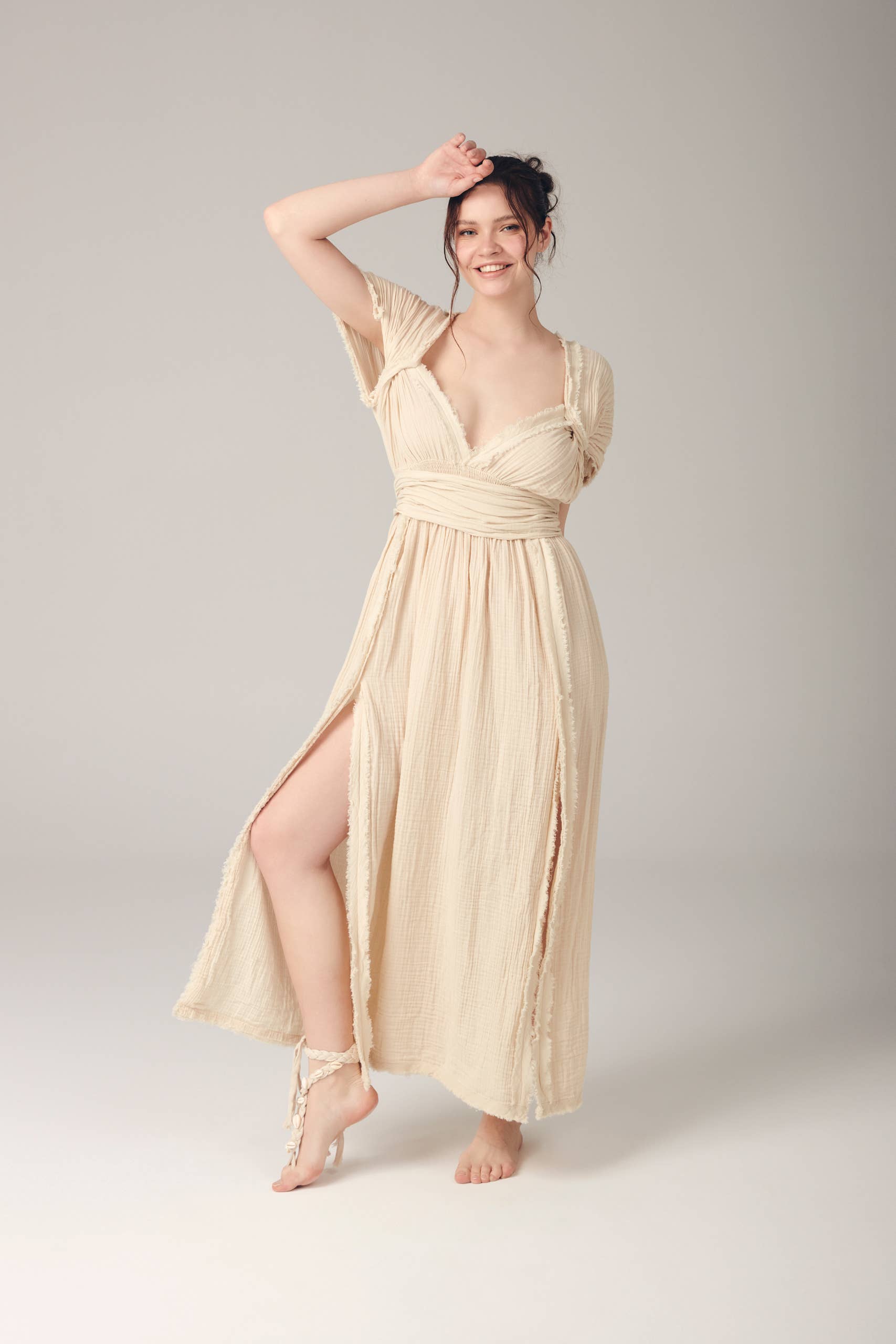 Various Color Options 4044 Cotton Dress for wholesale on Faire3