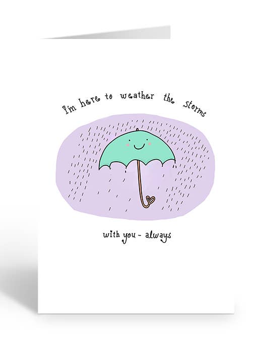 WITH YOU ALWAYS Greeting Card for wholesale by Two Brides Presents